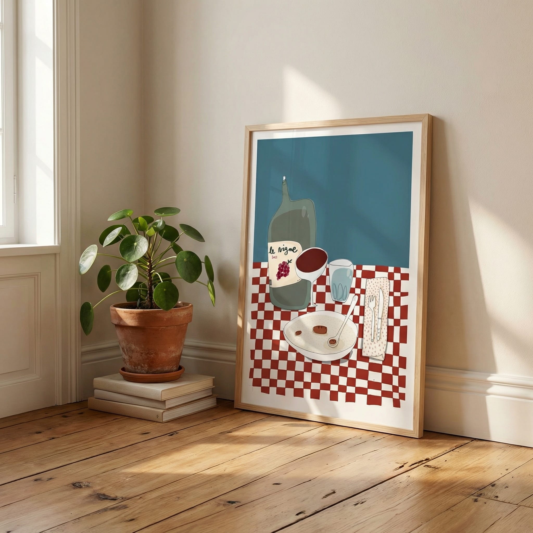 Detalle lámina El Menú - Impresión Giclée Colection Home