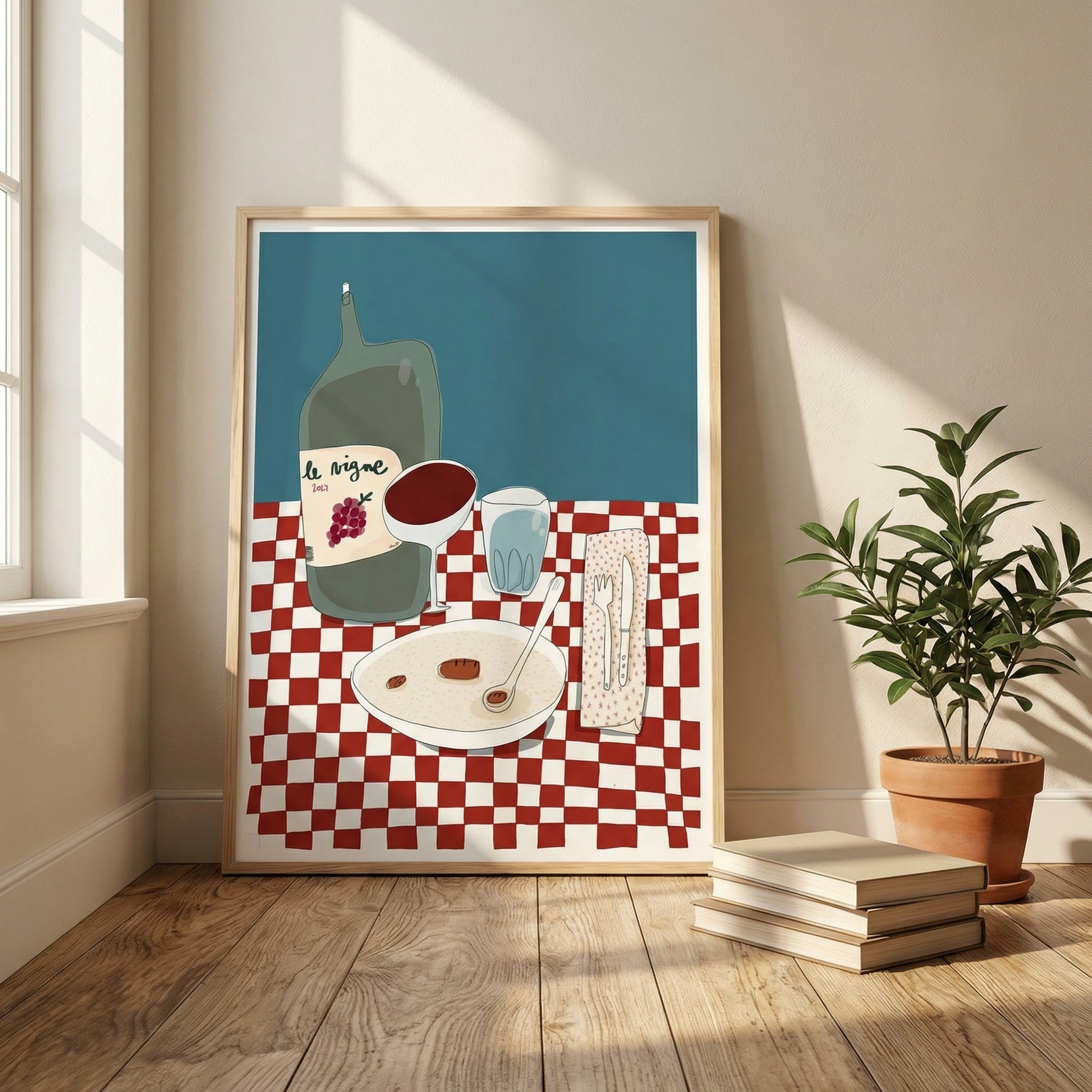 Lámina El Menú en marco - Decoración pared cocina Colection Home