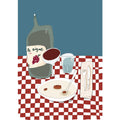 Lámina El Menú - Ilustración menú A6 - Colection Home decoración cocina