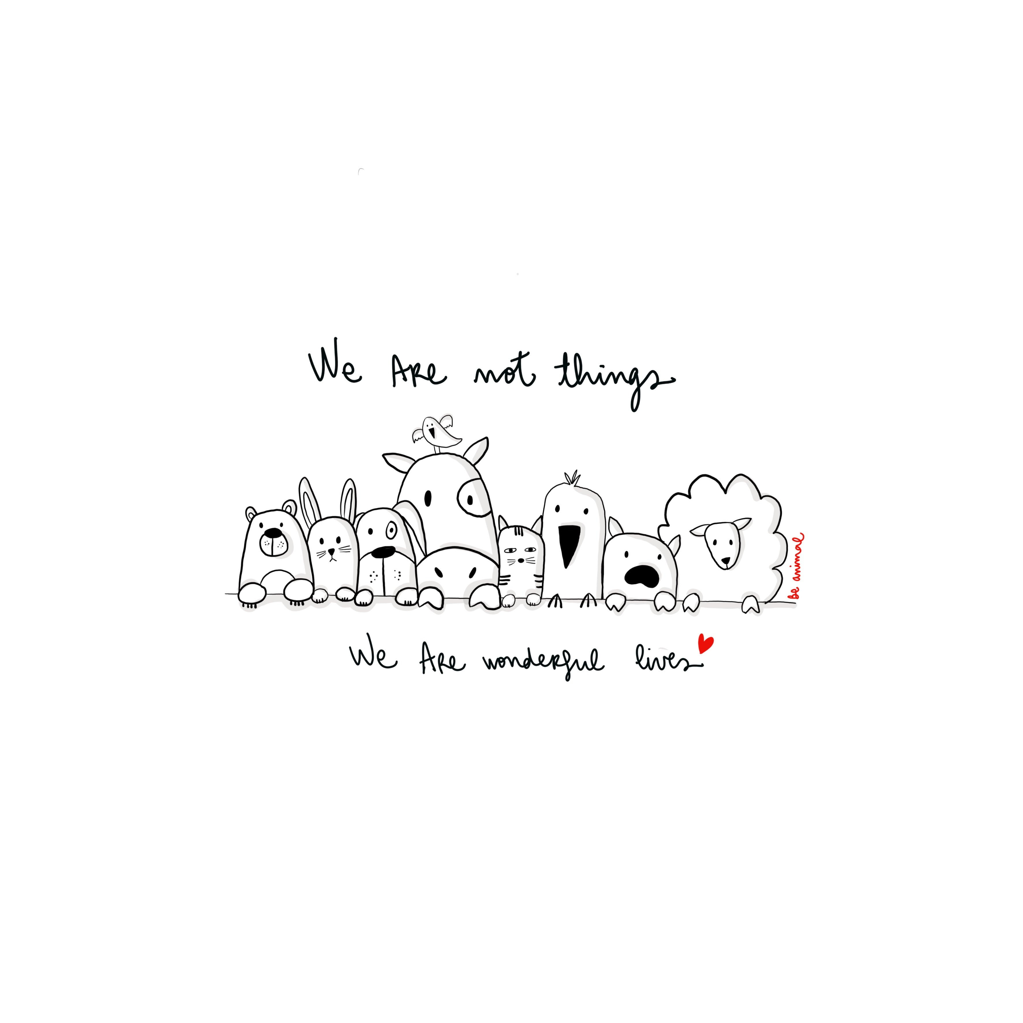 We Are Not things (white)