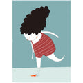 Lámina La plage - Ilustración playa A6 - Colection Home decoración hogar