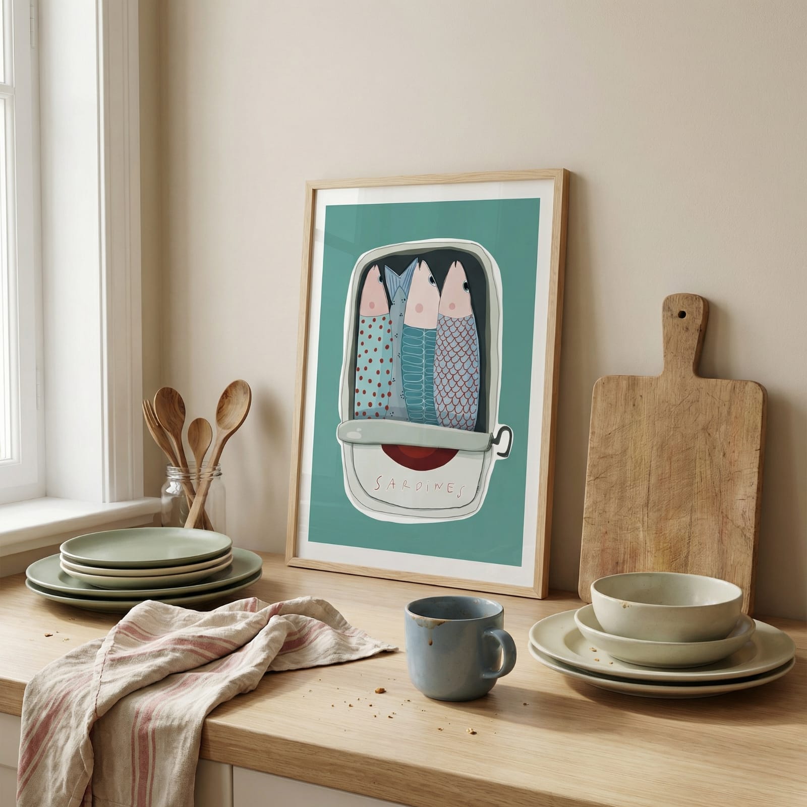 Sardines (turquesa)