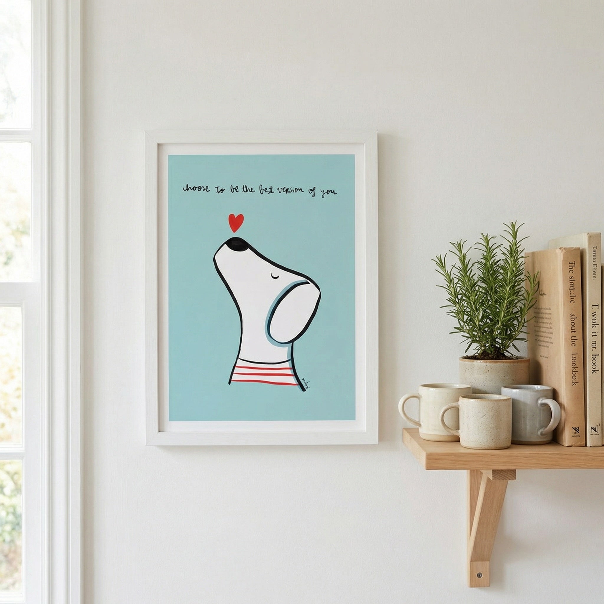 Choose to be the best version of you (azul)