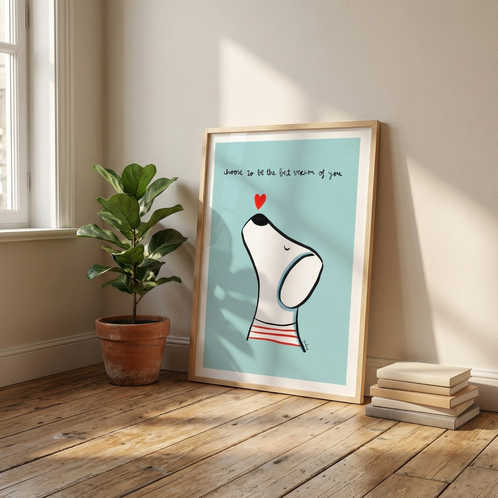 Choose to be the best version of you (azul)