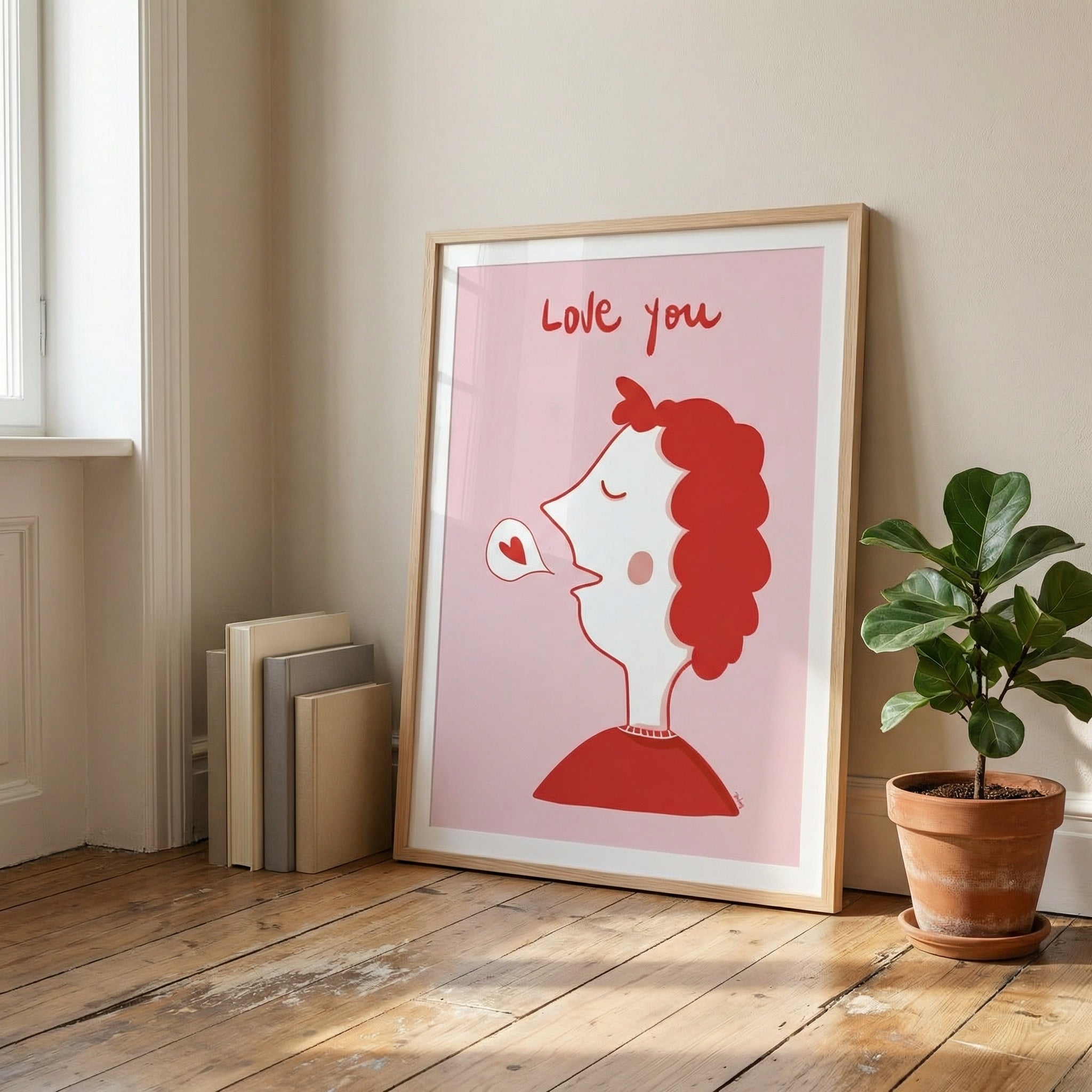 Lámina Love You (words)