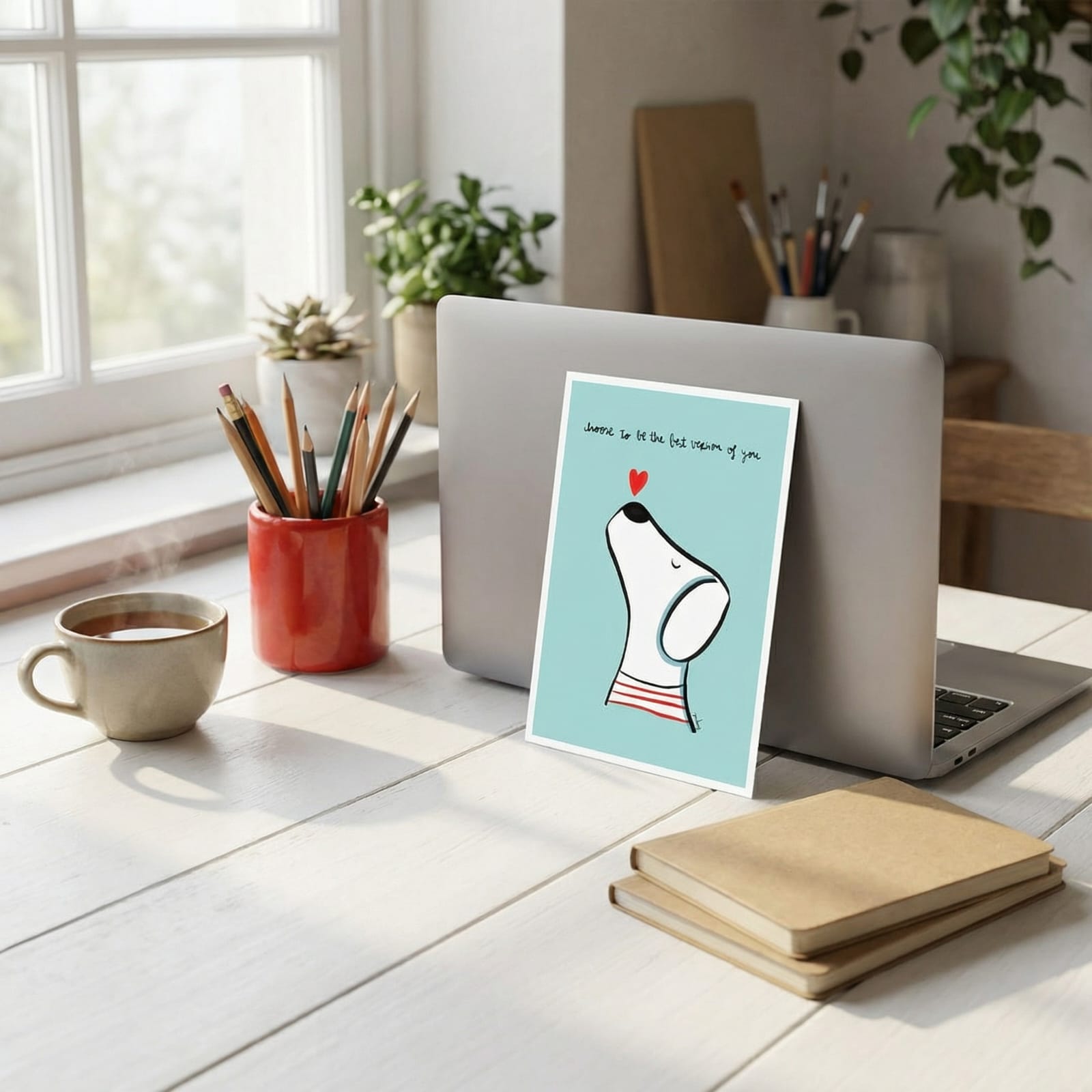 Choose to be the best version of you (azul)