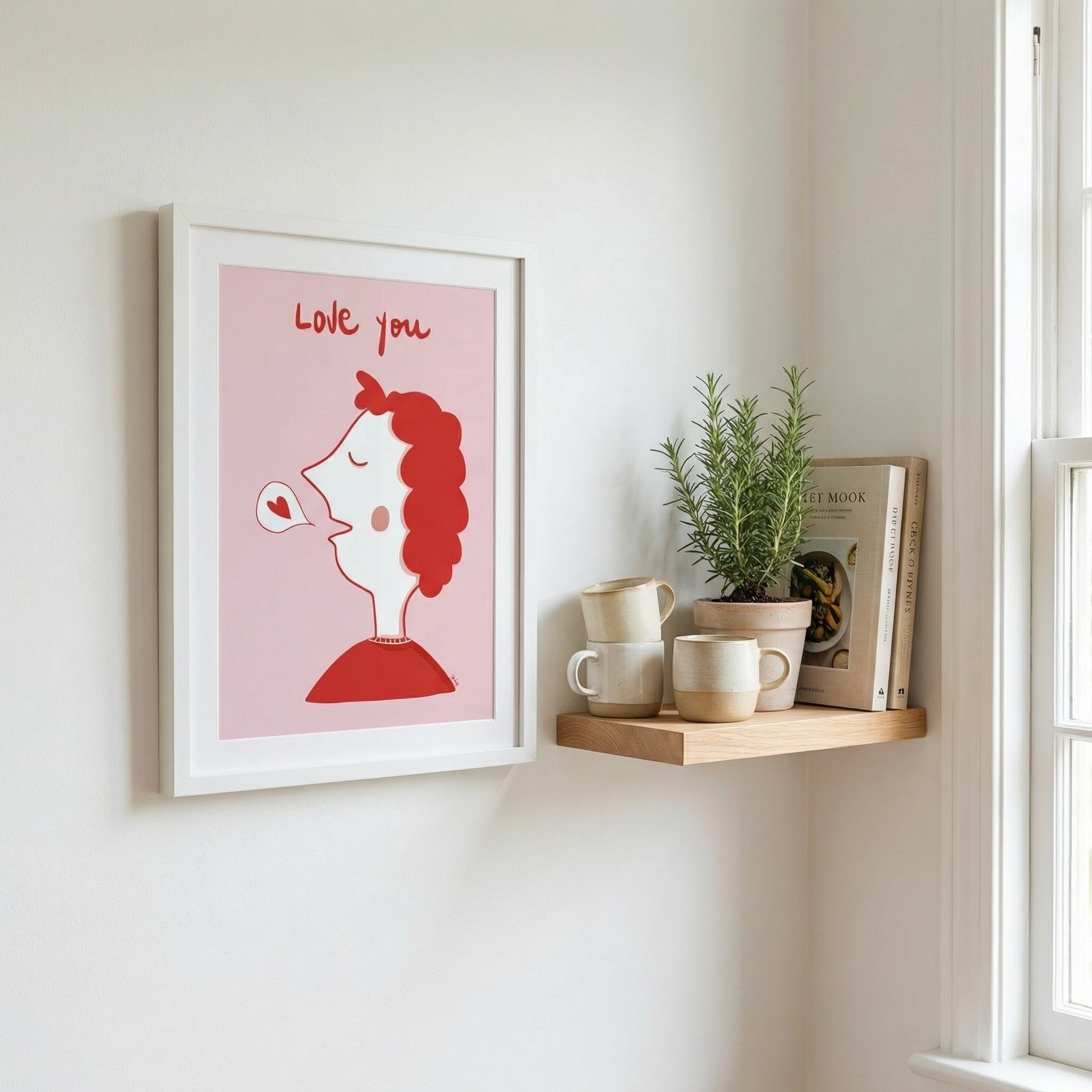 Lámina Love You (words)