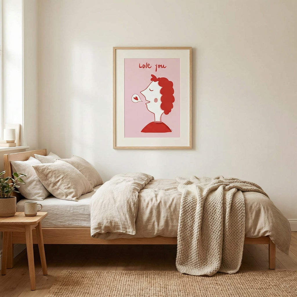 Lámina Love You (words)