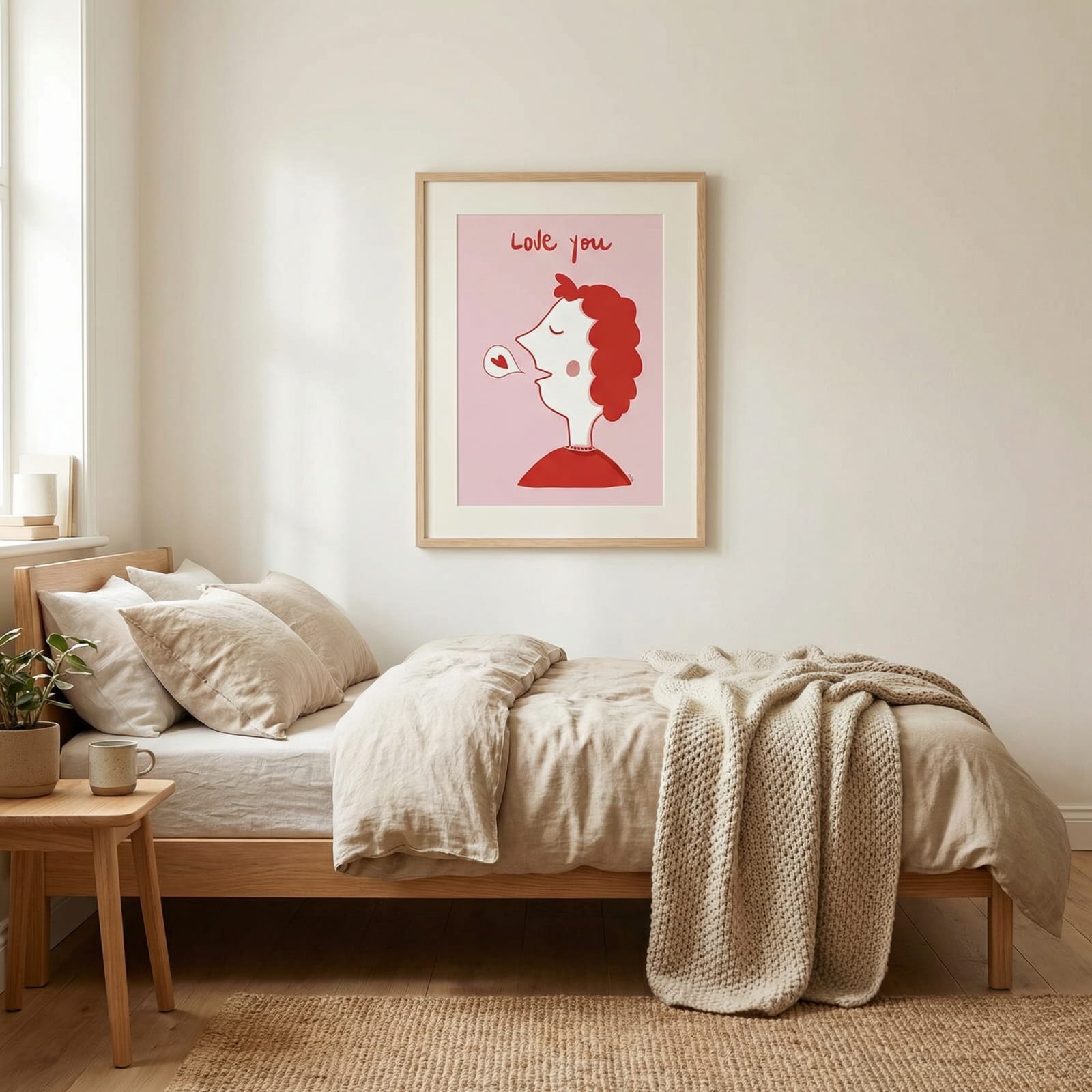 Lámina Love You (words)