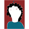 Lámina Up woman - Ilustración mujer A6 - Colection Home decoración hogar